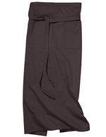 CG Workwear Bistro-Schürze Roma Bag mit Tasche, Black 100 x 100 cm, CGW1260 – Cioccolato