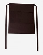 CG Workwear Bistroschürze Roma Bag mit Tasche, Black 50 x 78 cm, CGW1262 – Chocolate