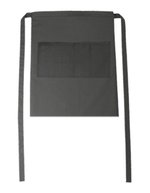 CG Workwear Bistroschürze Roma Bag mit Tasche, Black 50 x 78 cm, CGW1262 – Lava