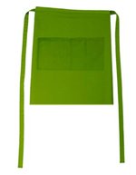 CG Workwear Bistroschürze Roma Bag mit Tasche, Black 50 x 78 cm, CGW1262 – Leaf