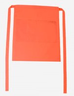 CG Workwear Bistroschürze Roma Bag mit Tasche, Black 50 x 78 cm, CGW1262 – Pumpkin