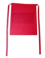 CG Workwear Bistroschürze Roma Bag mit Tasche, Black 50 x 78 cm, CGW1262 – Regency Red