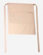 CG Workwear Bistroschürze Roma Bag mit Tasche, Black 50 x 78 cm, CGW1262 – Sand