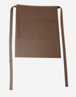 CG Workwear Bistroschürze Roma Bag mit Tasche, Black 50 x 78 cm, CGW1262 – Taupe