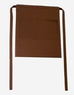 CG Workwear Bistroschürze Roma Bag mit Tasche, Black 50 x 78 cm, CGW1262 – Toffee
