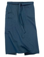 CG Workwear Bistro-Schürze Macerata, Melange-Optik – Blue Melange
