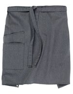 CG Workwear Bistro-Schürze Vernazza mit Doppeltasche, Blue Melange 50 x 78 cm, CGW1272 – Gris Melange