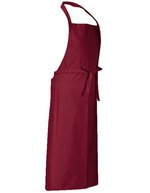 CG Workwear Latzschürze Verona 110 x 75 cm, Black 110 x 75 cm, CGW130 – Regency Red