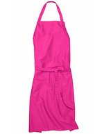 CG Workwear Latzschürze Verona 90 mit Nackenband, Black 90 x 75 cm, CGW131 – Magenta