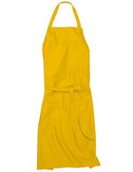 CG Workwear Latzschürze Verona 90 mit Nackenband, Black 90 x 75 cm, CGW131 – Sunshine