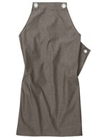 CG Workwear Latzschürze Potenza X Melange 50/50 Baumwolle/Polyester, Blue Melange 90 x 71 cm, CGW141M – Marron Melange