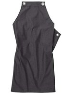CG Workwear Latzschürze Potenza X Melange 50/50 Baumwolle/Polyester, Blue Melange 90 x 71 cm, CGW141M – Gris fonce Melange