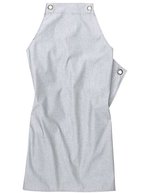 CG Workwear Latzschürze Potenza X Melange 50/50 Baumwolle/Polyester, Blue Melange 90 x 71 cm, CGW141M – Gris clair Melange