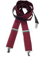 CG Workwear Hosenträger Moricone aus Krawattenstoff – Bordeaux