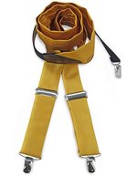 CG Workwear Hosenträger Moricone aus Krawattenstoff – Golden Yellow