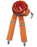 CG Workwear Hosenträger Moricone aus Krawattenstoff, Apple One Size, CGW1511 – Pumpkin