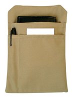 CG Workwear Warte-Tasche Napoli mit Fächern, Black 15 x 23 cm, CGW160 – Khaki