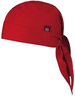 CG Workwear Kochmütze Prato Classic mit Bändern, Black One Size, CGW185 – Red