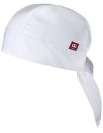 CG Workwear Kochmütze Prato Classic mit Bändern, Black One Size, CGW185 – White