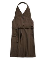 CG Workwear Schürzenweste Apron Corcolle mit Tasche, Black 88 x 94 cm, CGW260 – Toffee