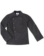 CG Workwear Kochjacke Turin Classic, tailliert für Damen, Black 36, CGW3105 – Raven