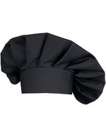 CG Workwear Verstellbarer Chianti Kochhut mit Klettverschluss – Black