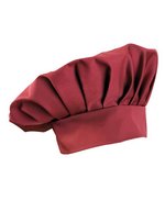 CG Workwear Verstellbarer Chianti Kochhut mit Klettverschluss – Cherry