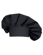CG Workwear Verstellbarer Chianti Kochhut mit Klettverschluss, Black One Size, CGW3200 – Raven