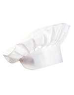 CG Workwear Verstellbarer Chianti Kochhut mit Klettverschluss, Black One Size, CGW3200 – Bianco