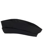 CG Workwear Kochmütze Genove Classic mit Klettverschluss – Black