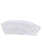 CG Workwear Kochmütze Genove Classic mit Klettverschluss – White