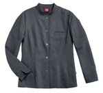 CG Workwear Kochjacke Pistoia mit Lyocell für Damen, Black/White 34, CGW3630 – Bild 3