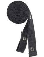 CG Workwear Pizzone Classic Gastronomie Bänder Set, Black 130 cm, CGW42128 – Grigio scuro Melange