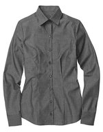 CG Workwear Damenbluse "Meri" aus Baumwolle-Polyester, Dark Grey S, CGW570 – Bild 2