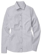 CG Workwear Damenbluse "Meri" aus Baumwolle-Polyester, Dark Grey S, CGW570 – Grigio chiaro