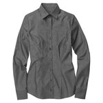 CG Workwear Damenbluse "Meri" aus Baumwolle-Polyester, Dark Grey S, CGW570 – Bild 3