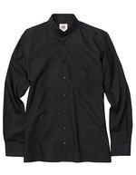 CG Workwear Slim-Fit Hemd mit Stehkragen – Black