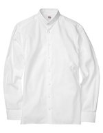 CG Workwear Slim-Fit Hemd mit Stehkragen – White