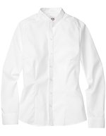 CG Workwear Damenbluse Corvara Slim Fit Schwarz – White
