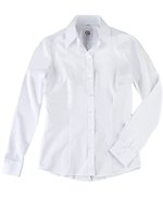 CG Workwear Damenbluse Scerni mit Kent-Kragen – White