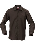 CG Workwear Slim-Fit Herrenhemd Pesaro in Schwarz – Chocolate