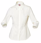 CG Workwear Damenbluse Ferrara mit Stretchanteil, White S, CGW640 – Bild 3