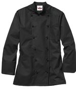 CG Workwear Kochjacke Rimini, knitterarm, 95°C waschbar, Black 44, CGW907 – Bild 2