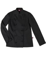 CG Workwear Kochjacke Rimini, 65% Polyester für Damen, Black 34, CGW9071 – Bild 2