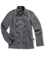 CG Workwear Kochjacke Rimini, 65% Polyester für Damen, Black 34, CGW9071 – Elefant