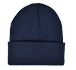 L-merch Gestrickte Kinder Mütze mit Bündchen, Black One Size, CK3050 – Bild 1