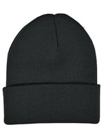 L-merch Gestrickte Kinder Mütze mit Bündchen, Black One Size, CK3050 – Bild 2