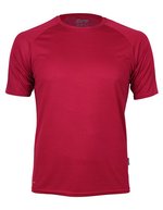 CONA SPORTS Rainbow Tech Tee Anthracite XS (CN100) – Bordeaux Red