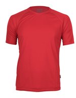 CONA SPORTS Rainbow Tech Tee Anthracite XS (CN100), CN100 – Lobster Red