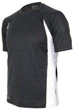 CONA SPORTS Racer Tech Tee mit Raglan-Ärmeln, Black/Neon Yellow XS, CN110 – Bild 5